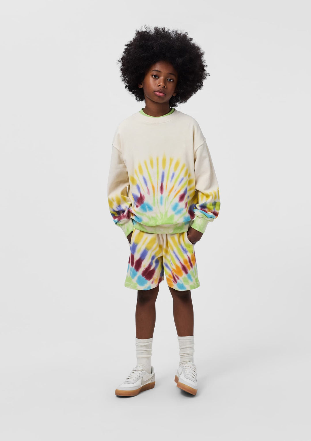 Memphis Sweatshirt in Rays of Colour