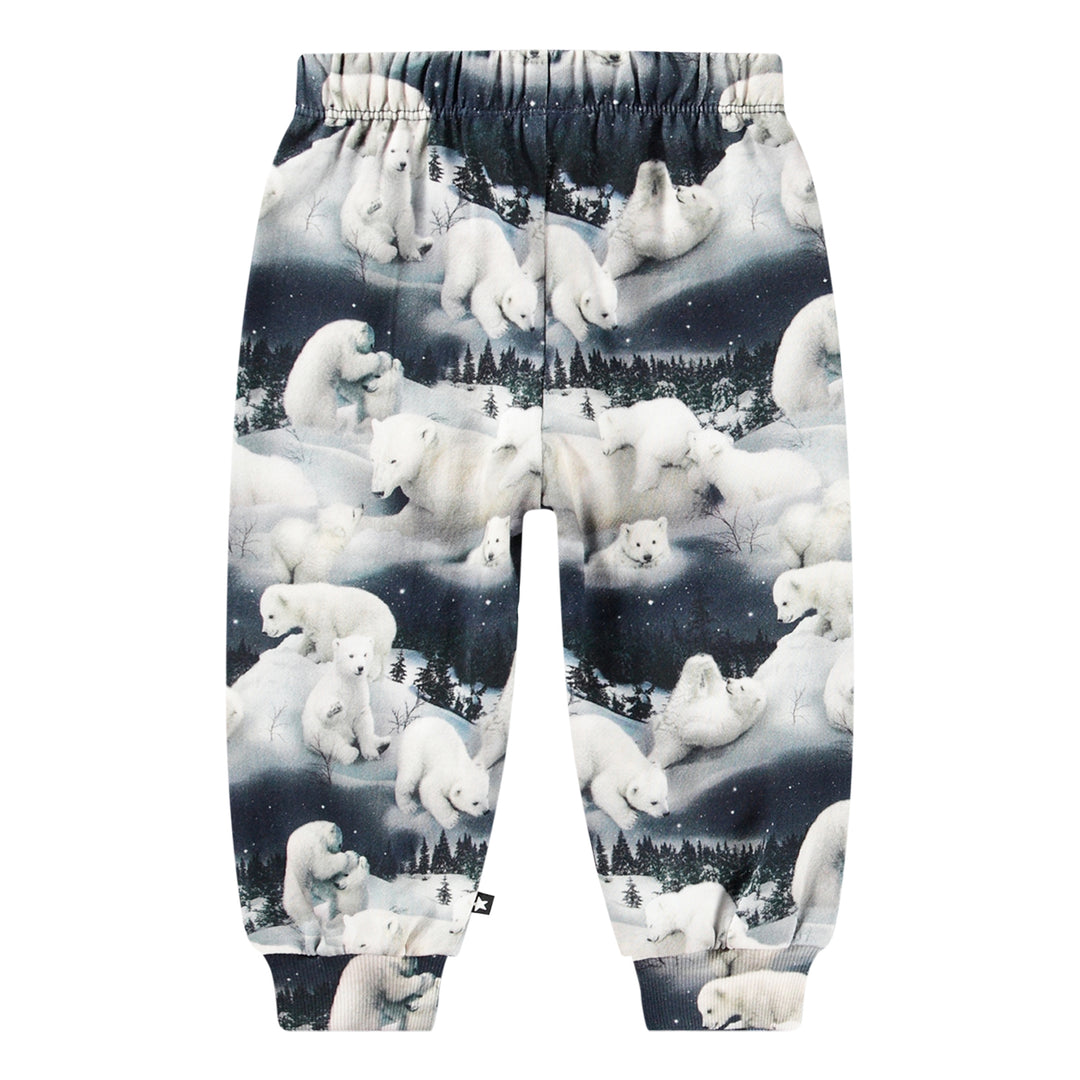 MOLO Simeon Polar Bears Baby Sweatpants