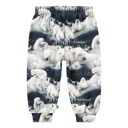 Simeon Polar Bears Baby Sweatpants