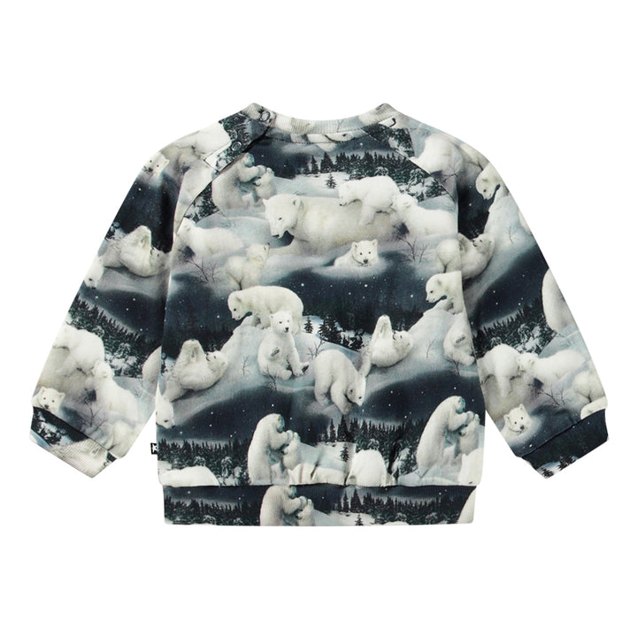 MOLO Disc Polar Bears Baby Sweatshirt