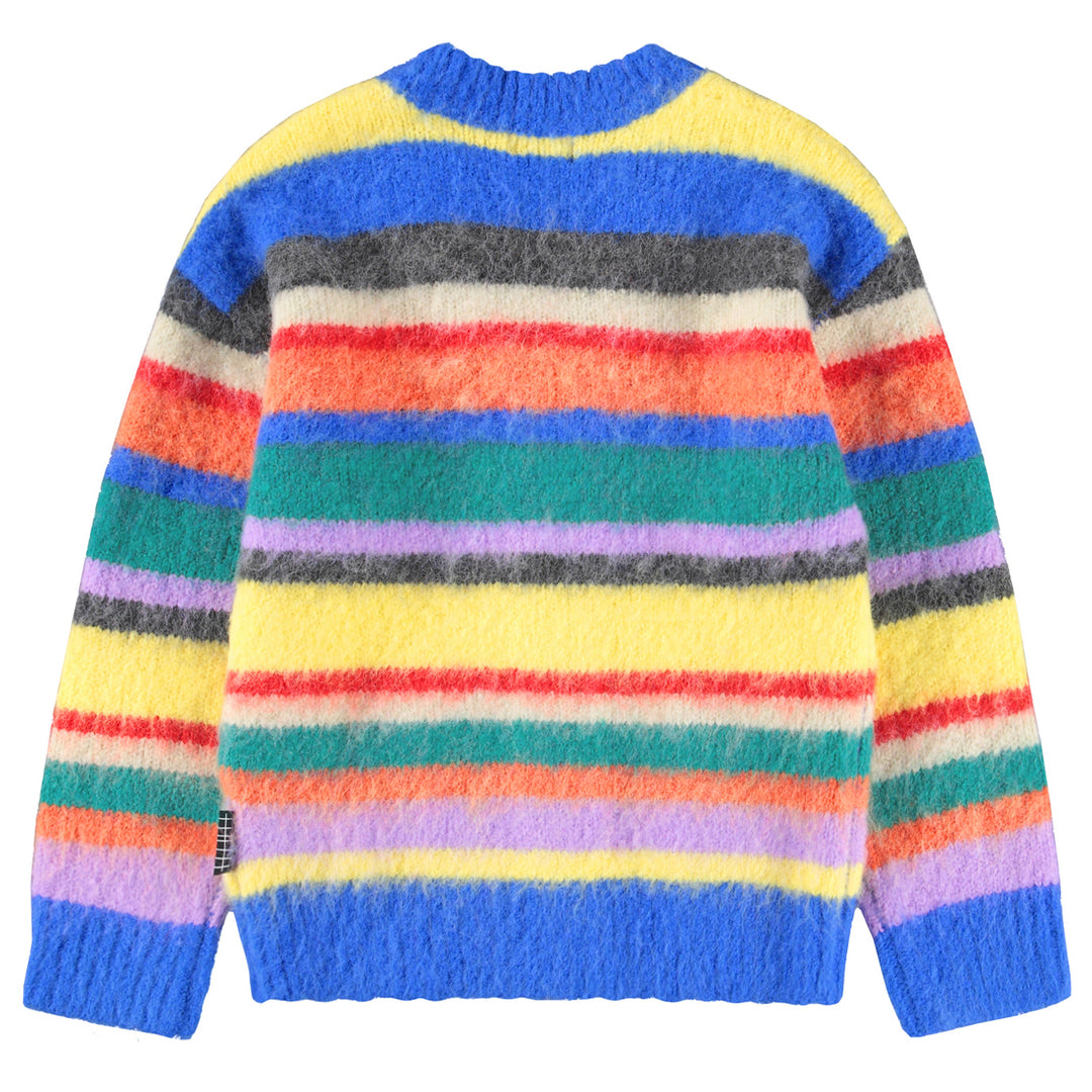 MOLO Brutus Cardigan - Fuzzy Stripe