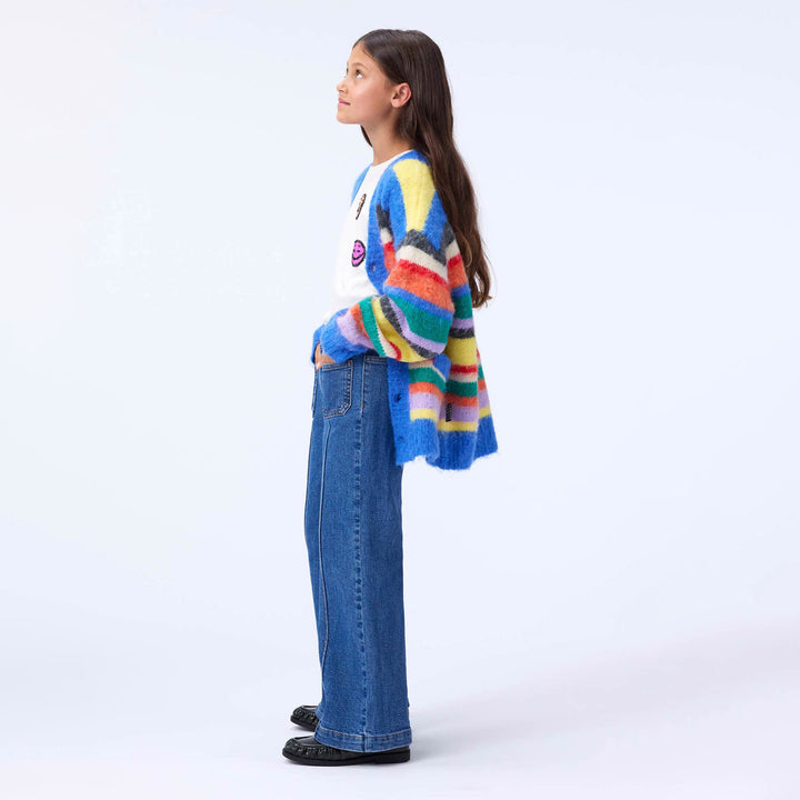 MOLO Brutus Cardigan - Fuzzy Stripe