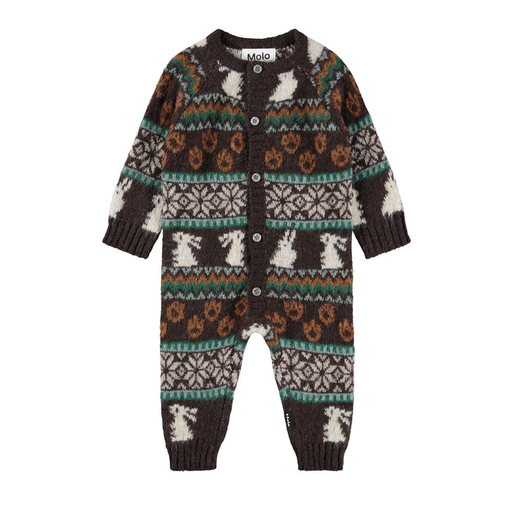 Frej Knit Bodysuit in Mini Fair Isle