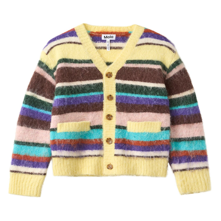 Brutus Cardigan in Gemstone Stripe