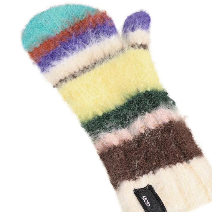 Kirsa Mittens in Gemstone Stripe