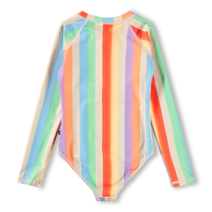 Necky Swimsuit in Rainbow Paint