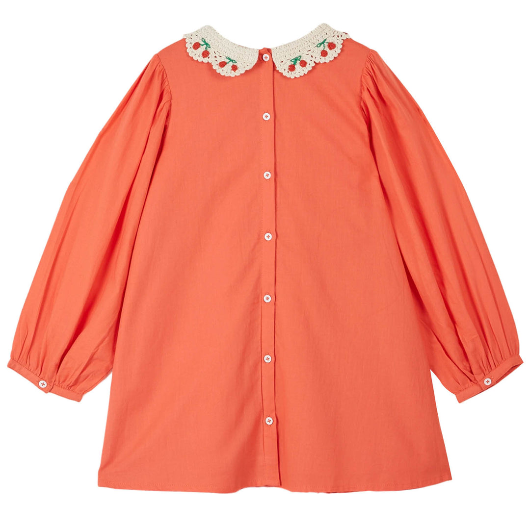 EMILE ET IDA Crochet and Smocking Dress