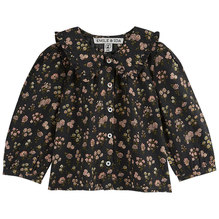 EMILE ET IDA Country Printed Baby Blouse