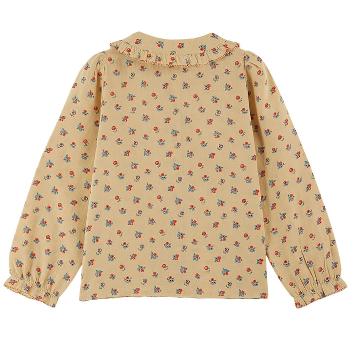 EMILE ET IDA Poppy Embroidered Blouse