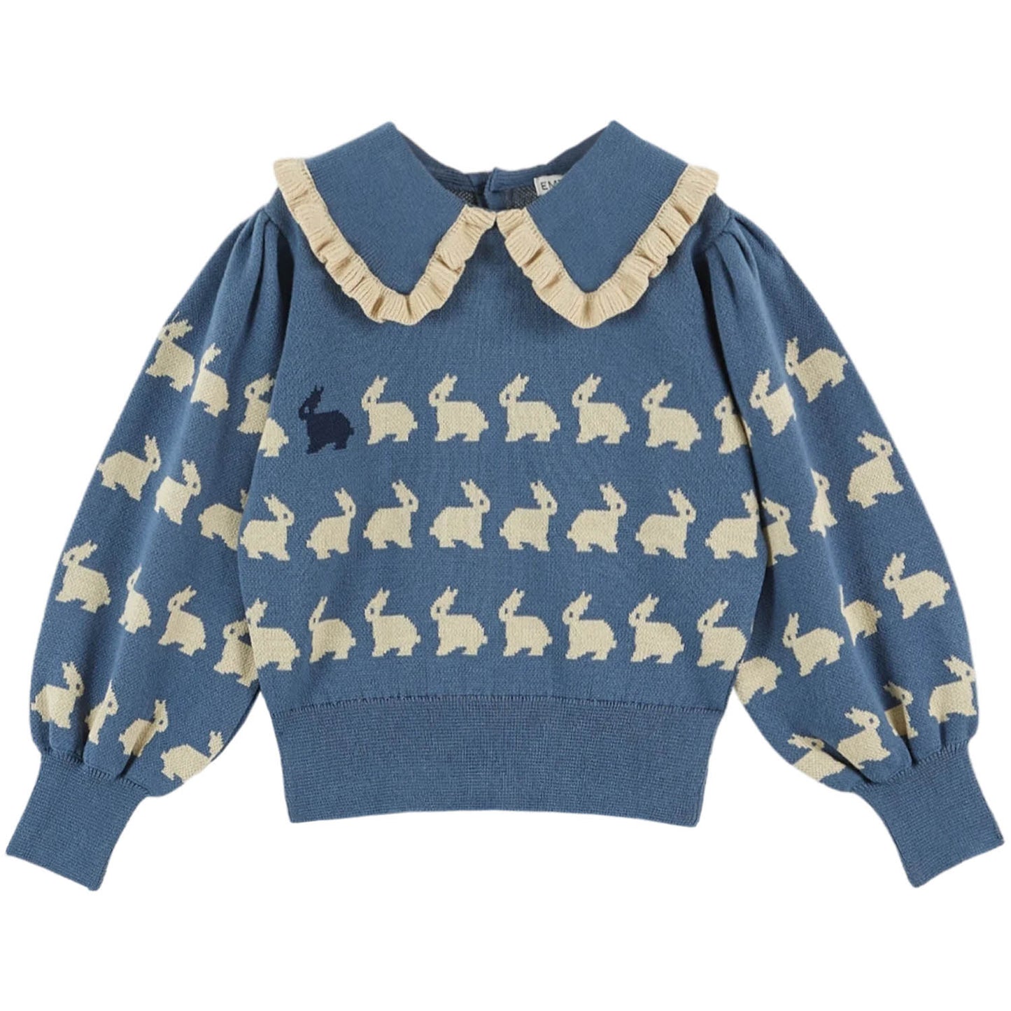 Bunny Pullover Cotton Sweater