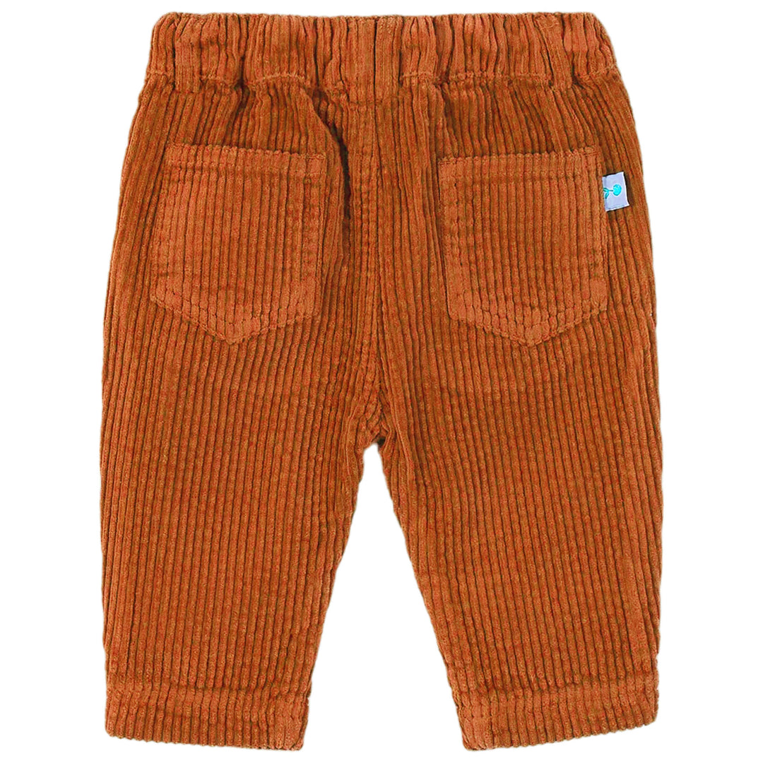 EMILE ET IDA Velour Cotton Baby Pants