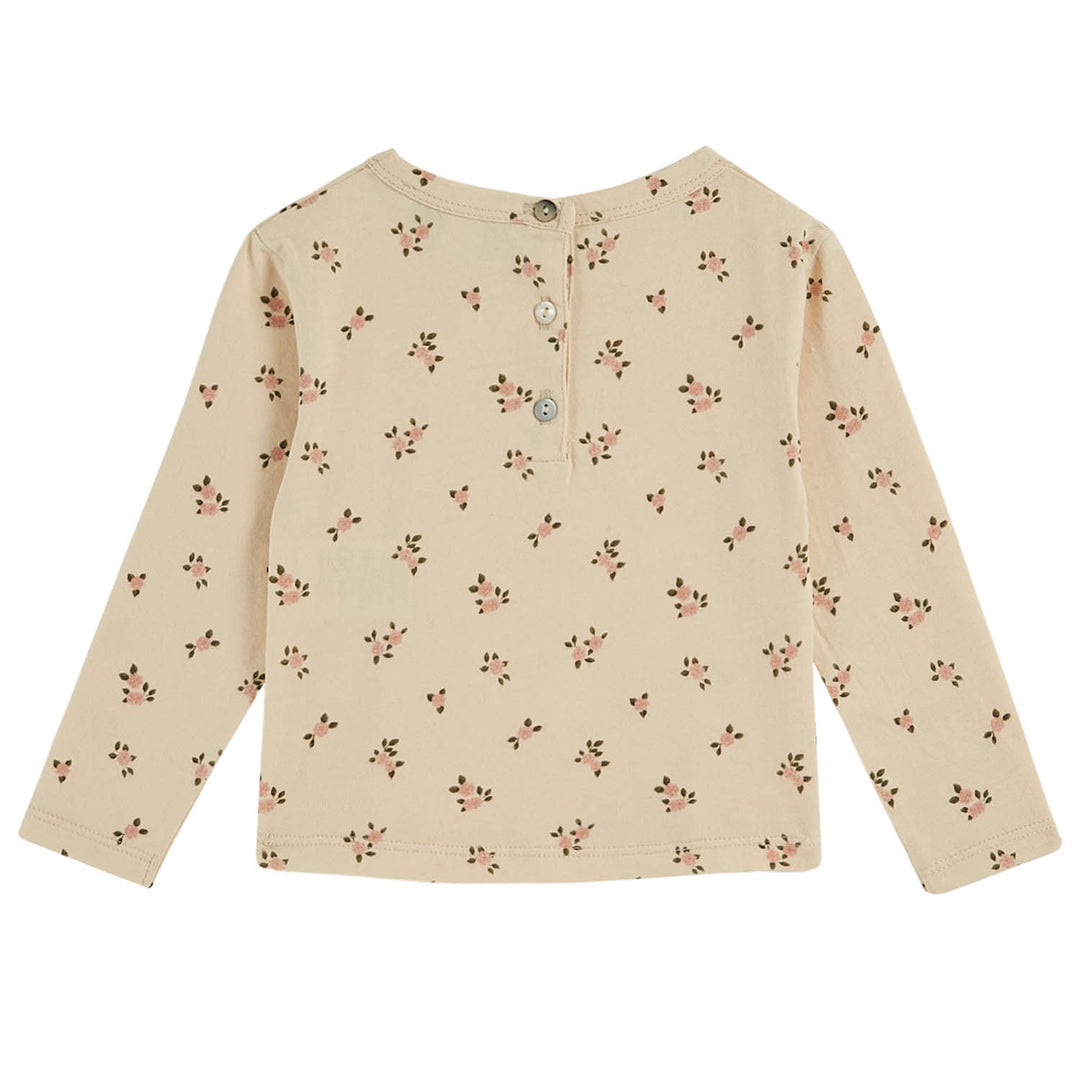 EMILE ET IDA Printed Rose Baby T-shirt