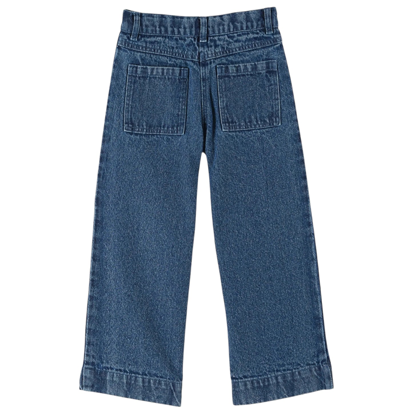 EMILE ET IDA Embroidered Denim Trousers - Denim