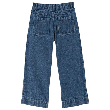 EMILE ET IDA Embroidered Denim Trousers - Denim