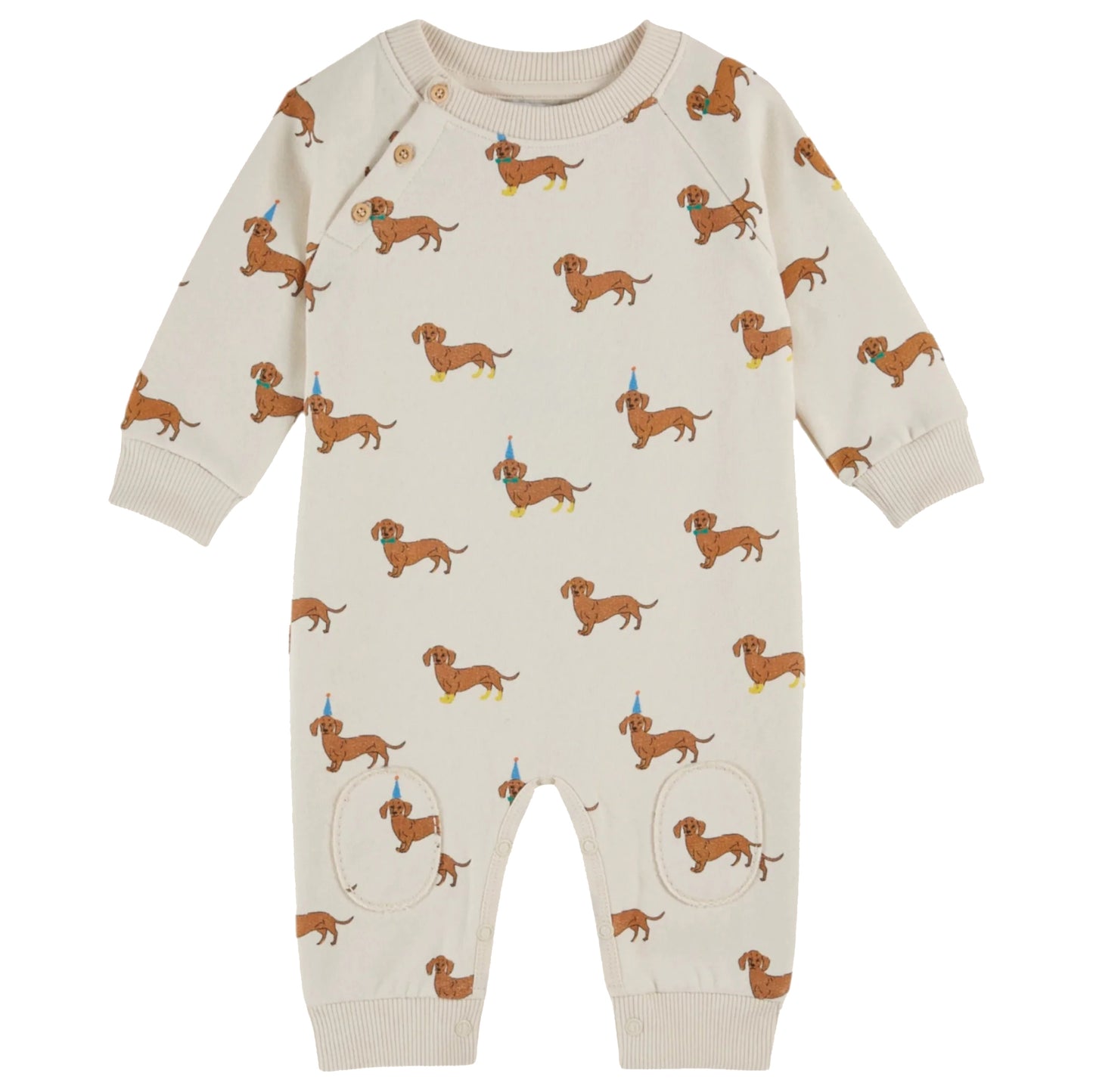 EMILE ET IDA Dog Fleece Jumpsuit  - Dachshund