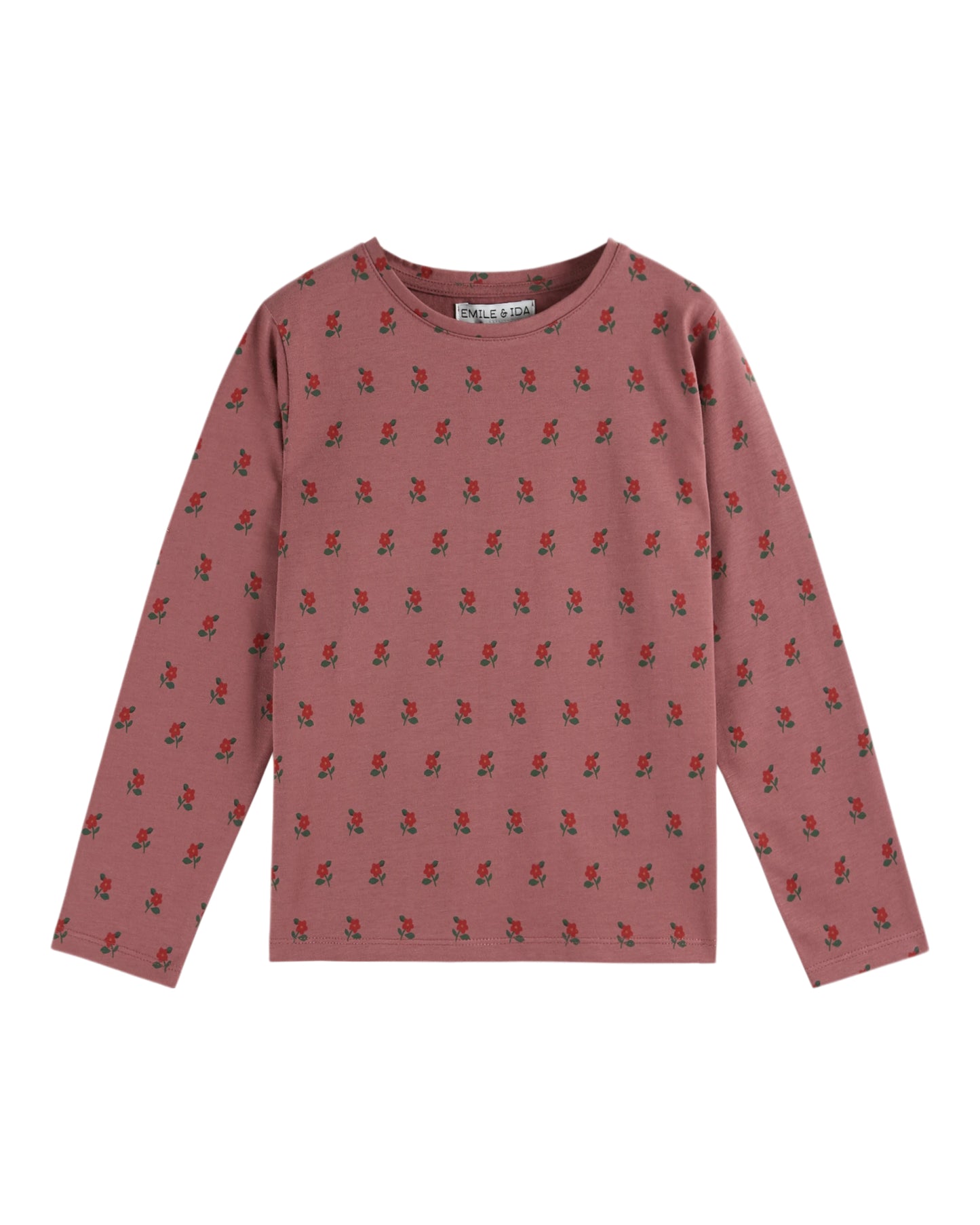 EMILE ET IDA All Over Printed Tee Shirt - Poppy Violine
