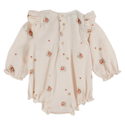 Floral Printed Baby Romper - Eglantine