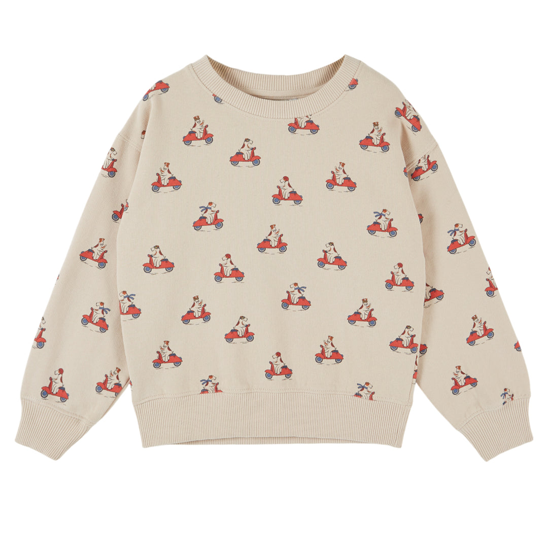 Poupouche Sweatshirt in Grand Dog Farine