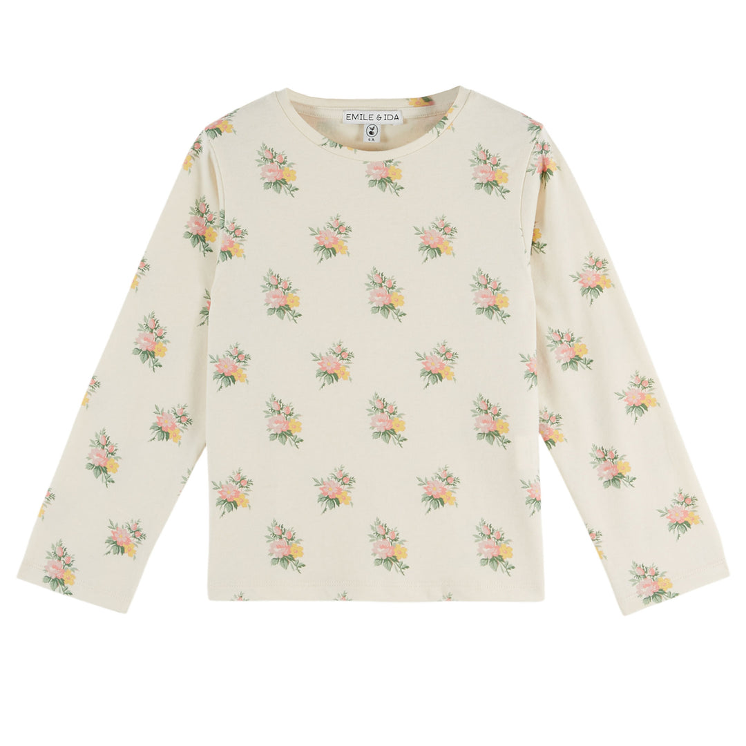 Fleurs Printed T-Shirt in Fleurs
