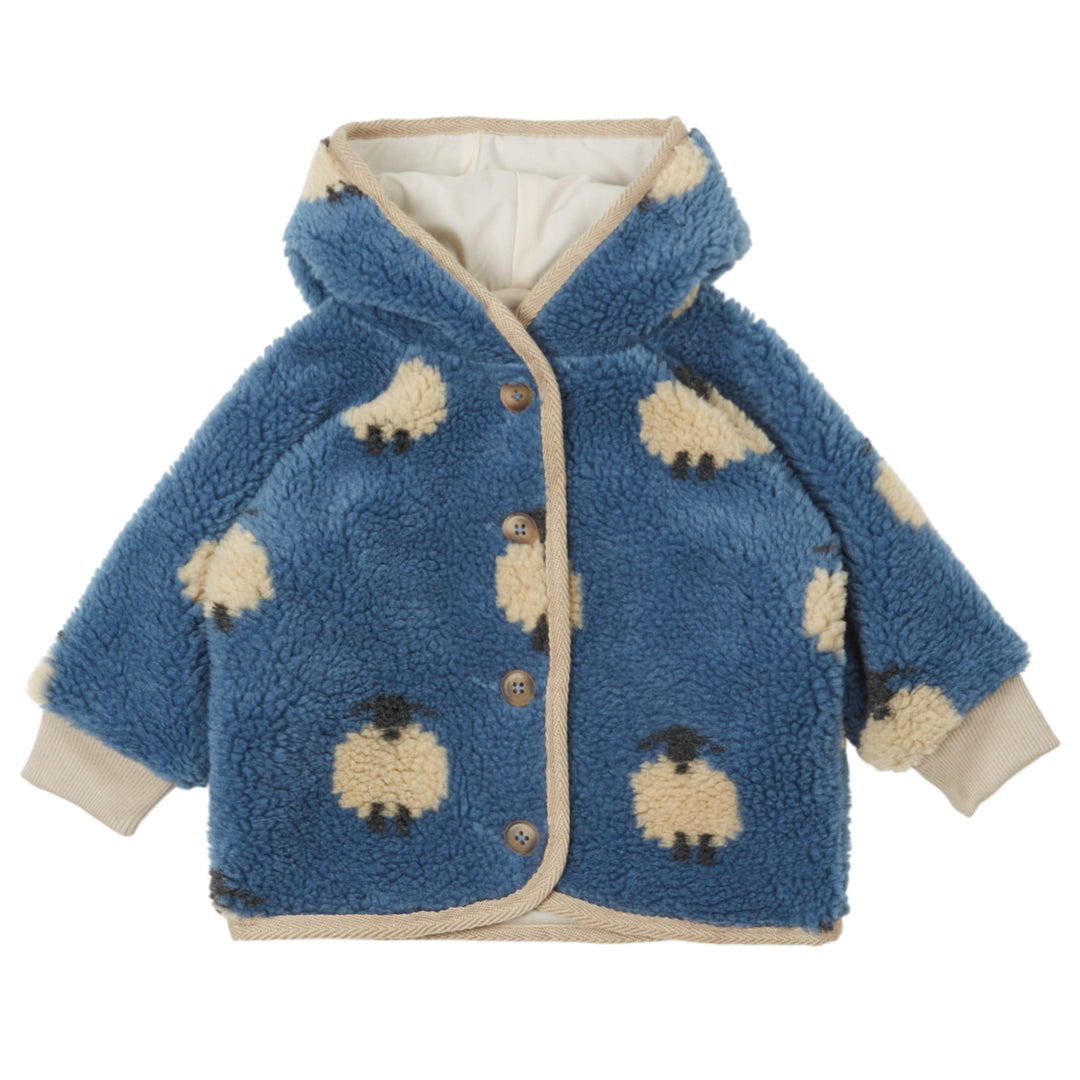 Fleece Baby Jacket in Moutons