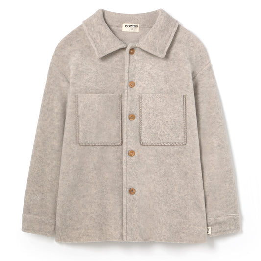 MY LITTLE COZMO Alghero Soft Bamboo Shirt Jacket - Stone
