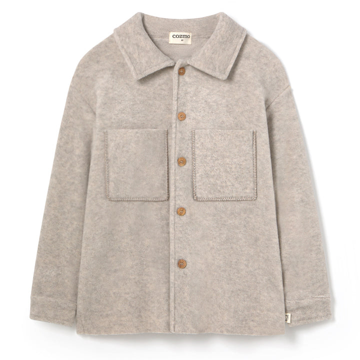 MY LITTLE COZMO Alghero Soft Bamboo Shirt Jacket - Stone