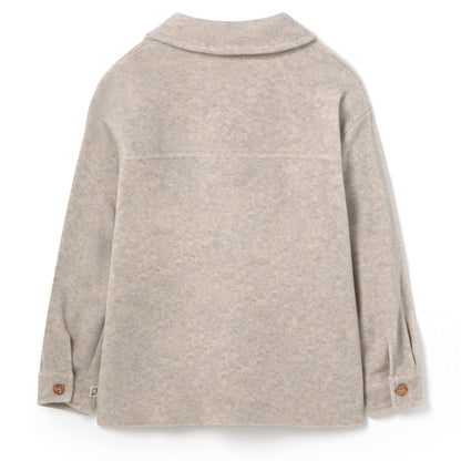MY LITTLE COZMO Alghero Soft Bamboo Shirt Jacket - Stone
