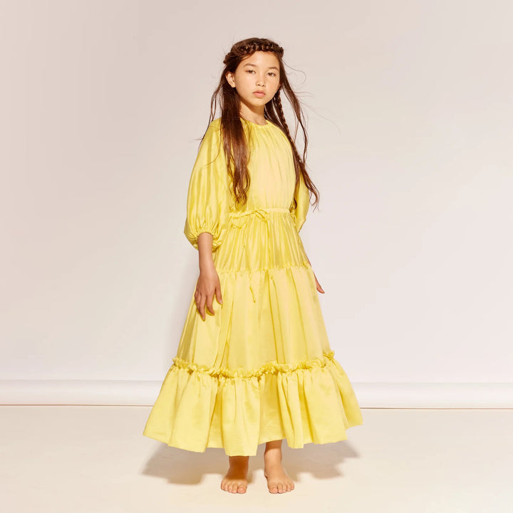 At the End of the Day Dress in Buttercup