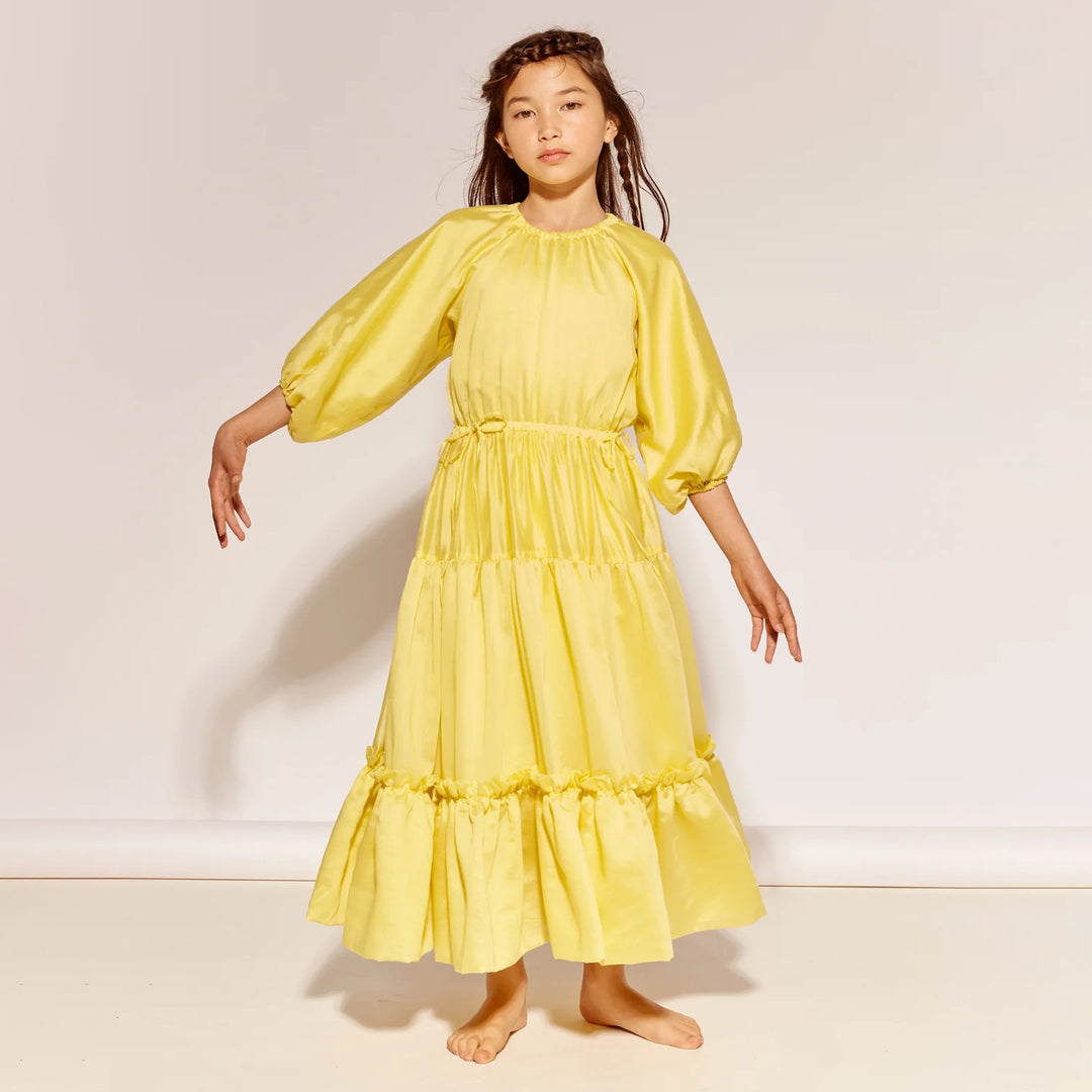 At the End of the Day Dress in Buttercup