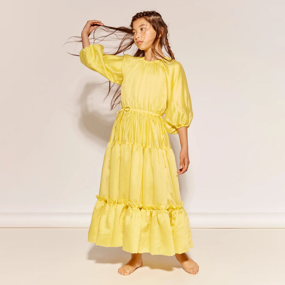 At the End of the Day Dress in Buttercup