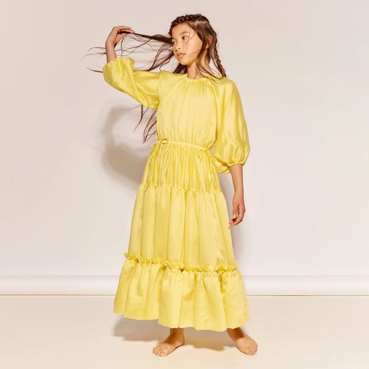 At the End of the Day Dress in Buttercup