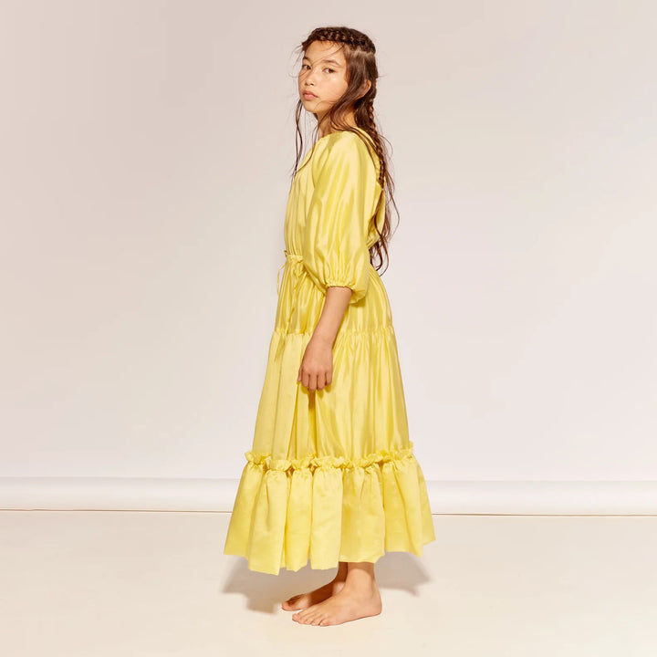 At the End of the Day Dress in Buttercup