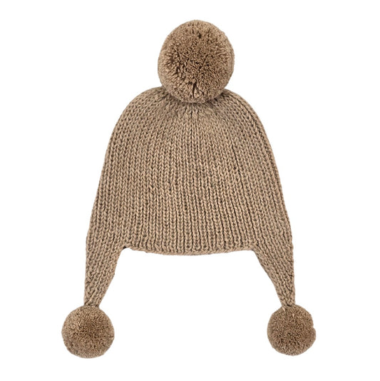 MILLÉSIME Elliot Pom Hat - Latte