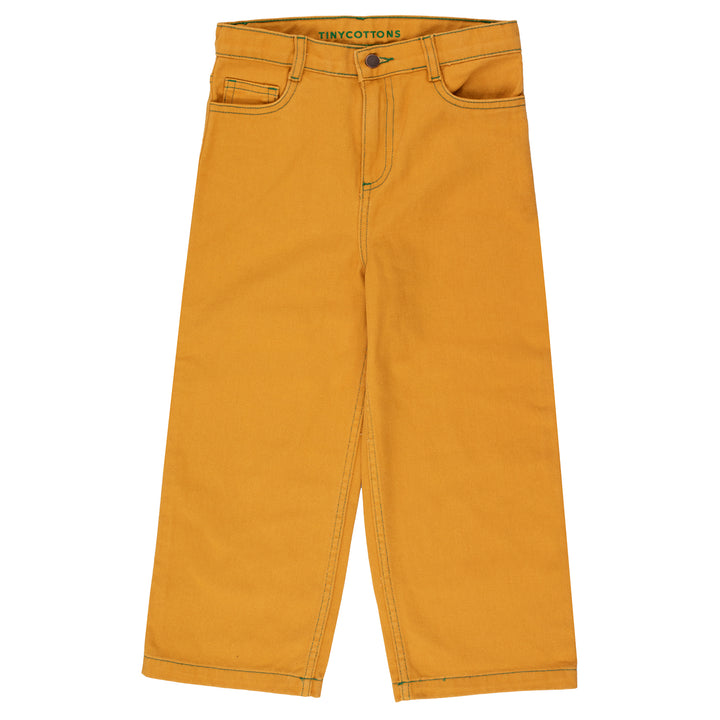 TINY COTTONS Straight Leg Contrast Jeans