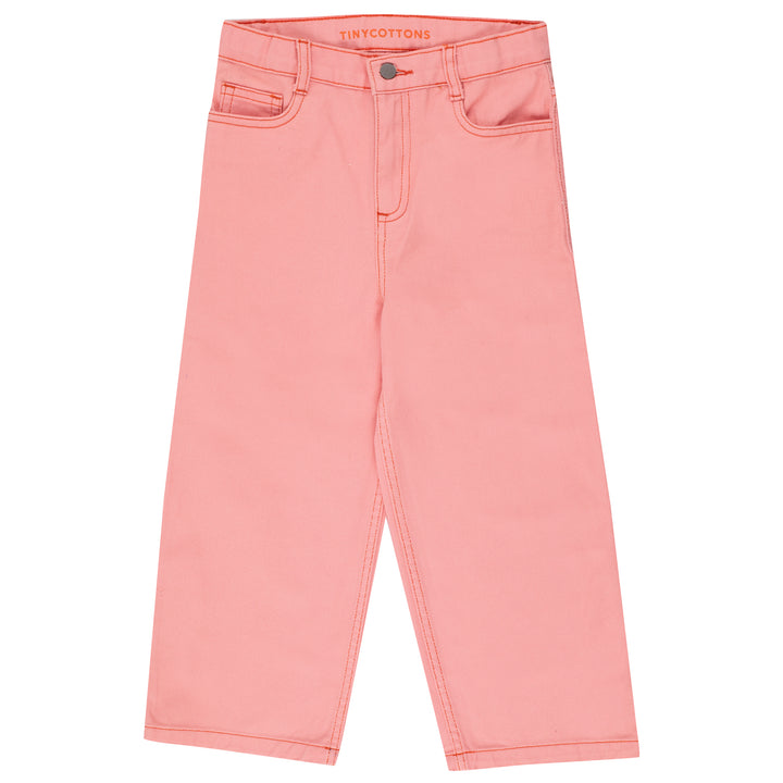 TINY COTTONS Straight Leg Contrast Jeans