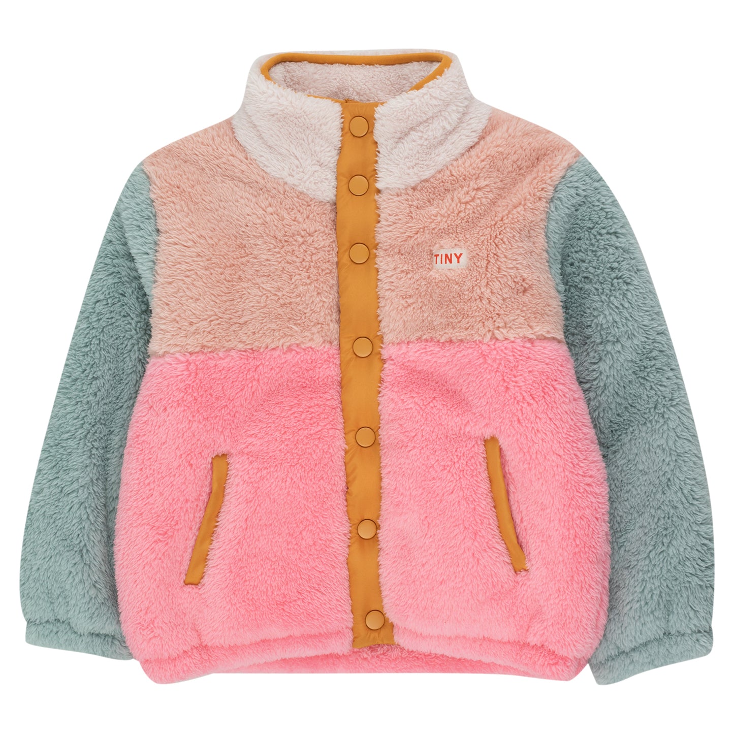 Colorblock Polar Sherpa Jacket