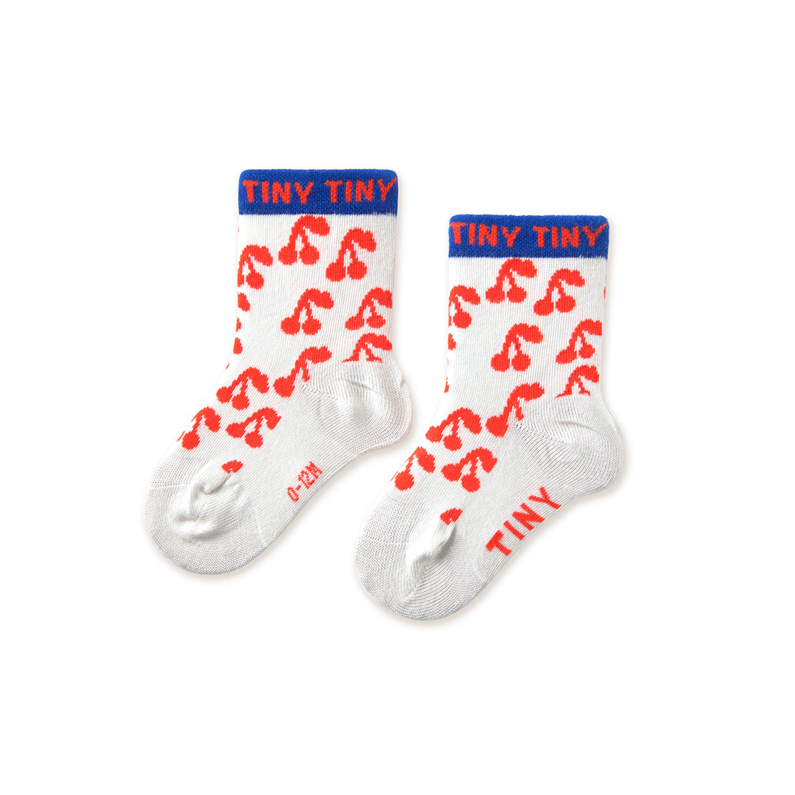 TINY COTTONS Cherries Baby Socks - Off-White
