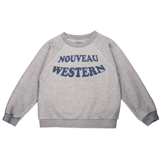 SUNCHILD Nouveau Western Sweatshirt - Gris Chine