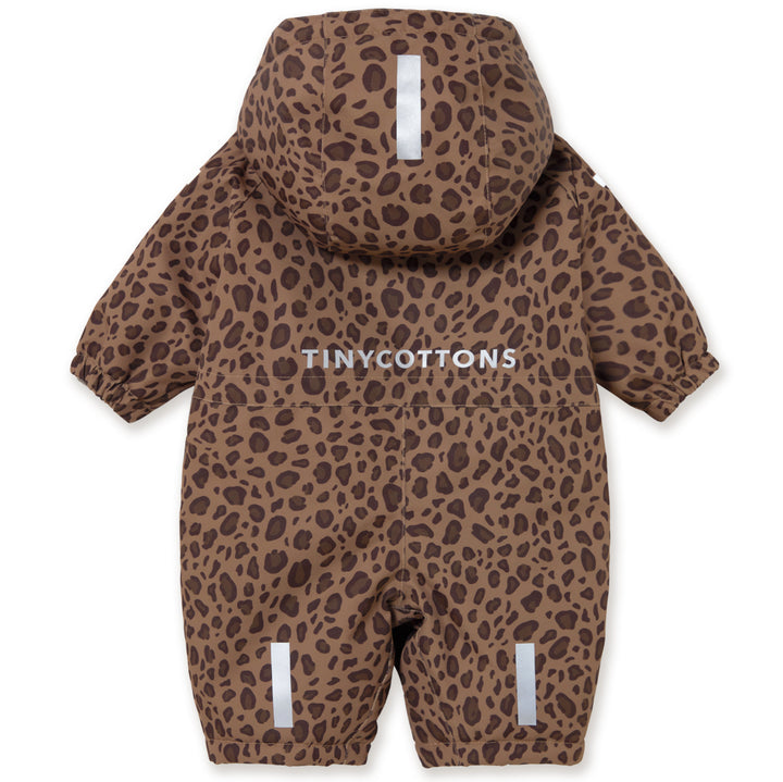 Animal Print Snow One-Piece in Mocha