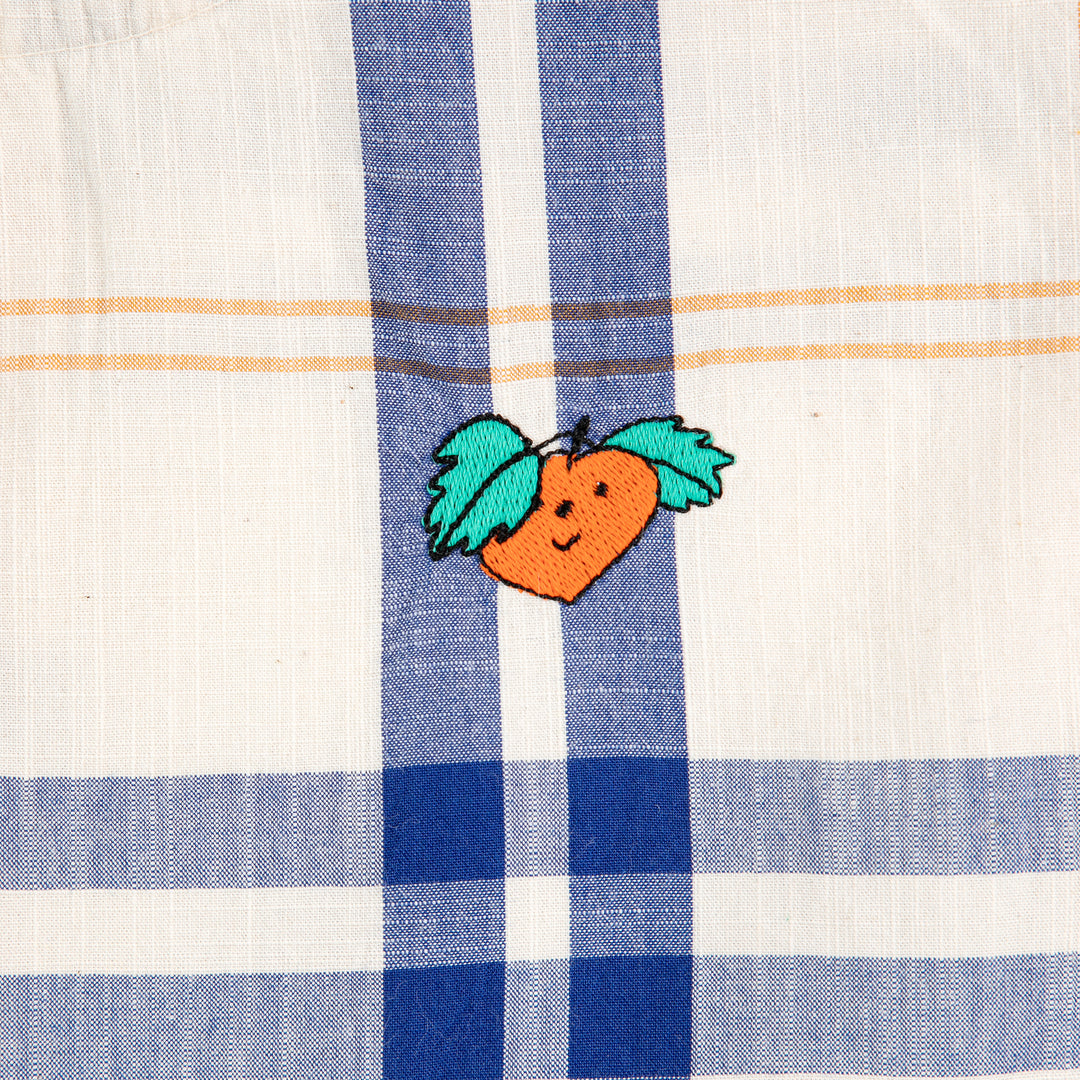 Fun Tartan Woven Baby Set - Multicolor