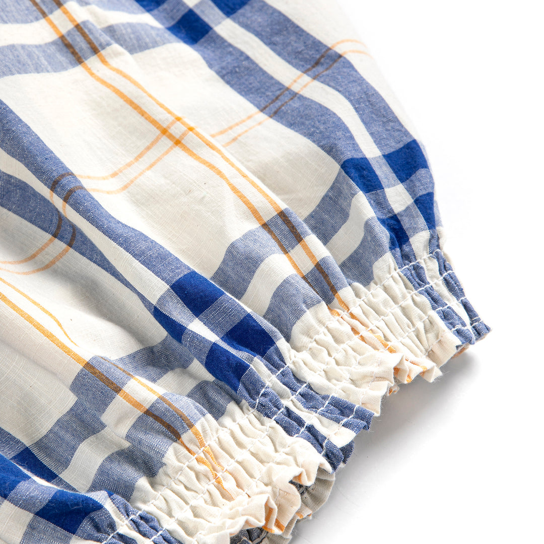 Fun Tartan Woven Set - Offwhite