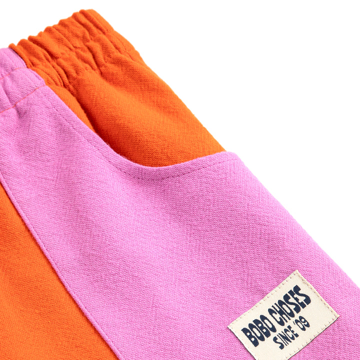 Color Block Woven Shorts