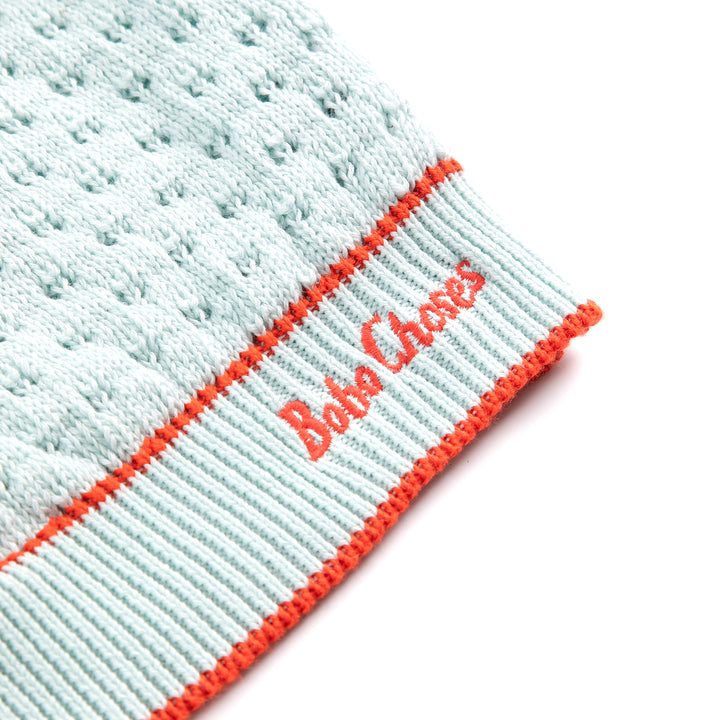 BC Openwork Cardigan - Light Blue