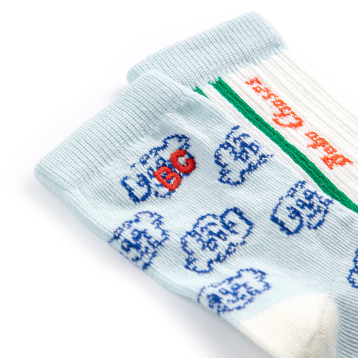 Bobo Choses Short Socks Pack X 2 - Multicolor