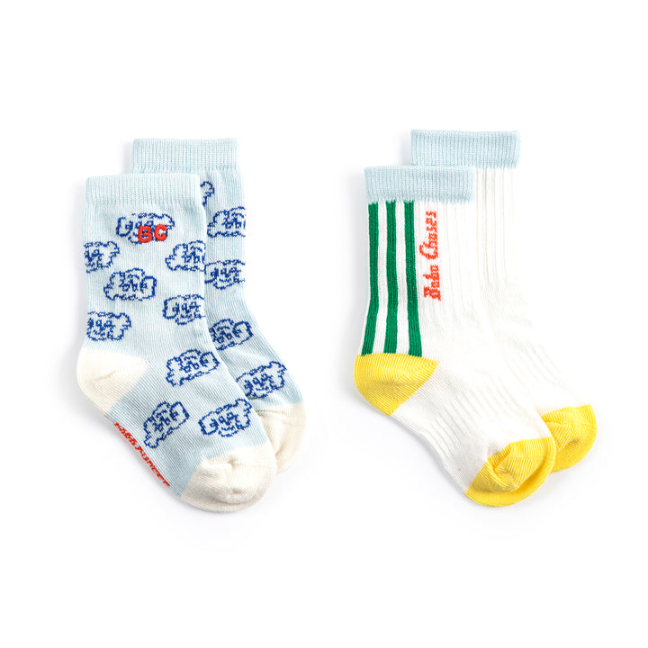 Bobo Choses Short Socks Pack X 2 - Multicolor