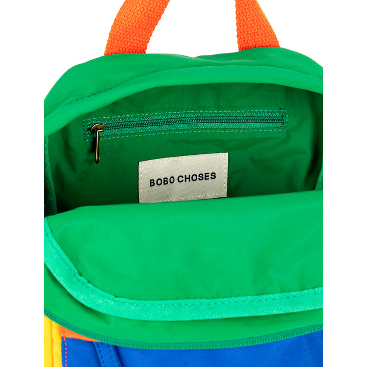 Color Block Backpack - Multicolor
