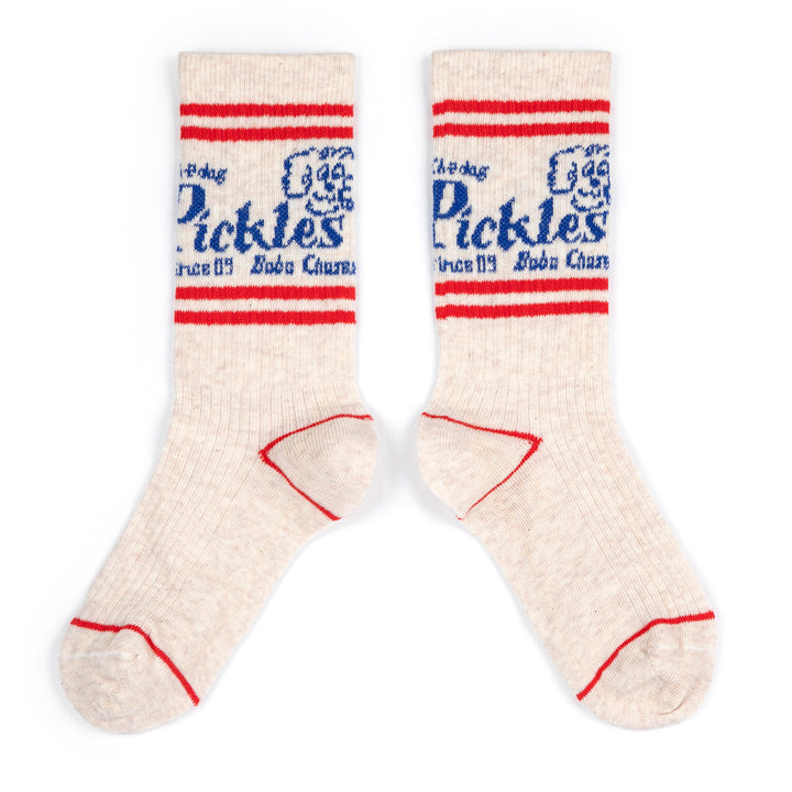 Pickles The Dog Long Socks - Offwhite