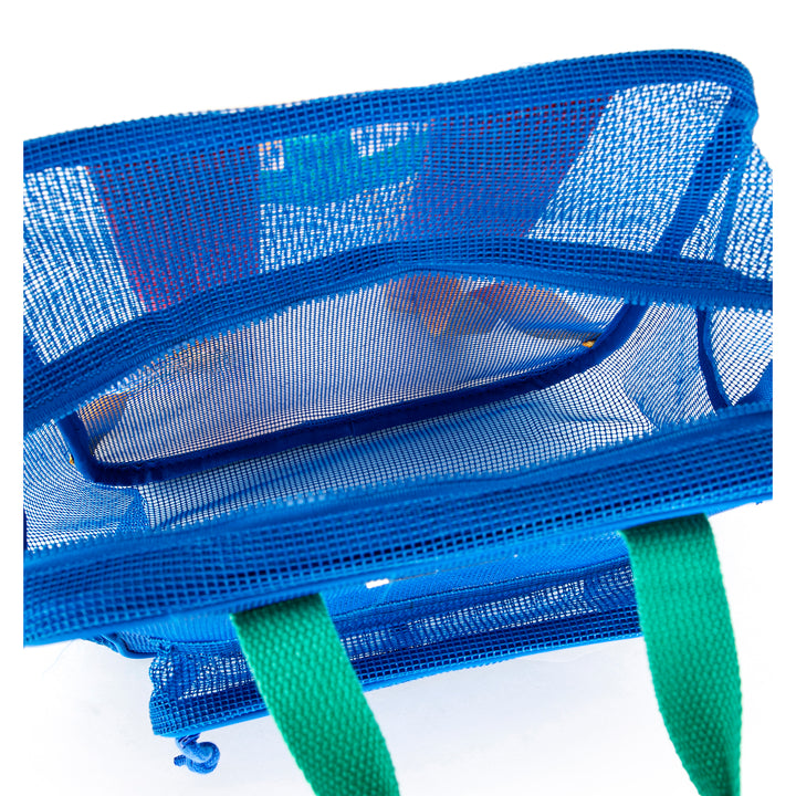 Color Block Mesh Backpack - Multicolor