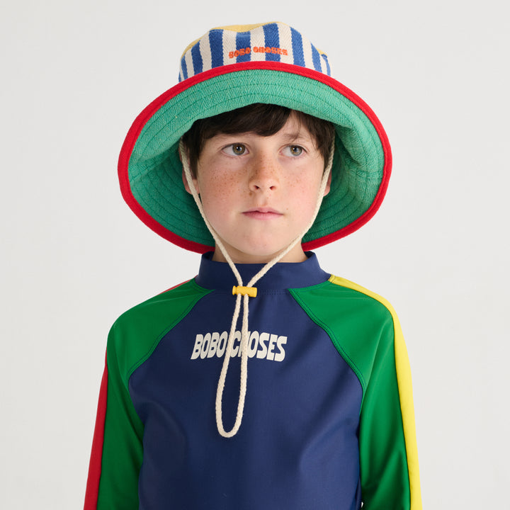 Striped Bucket Hat - Multicolor