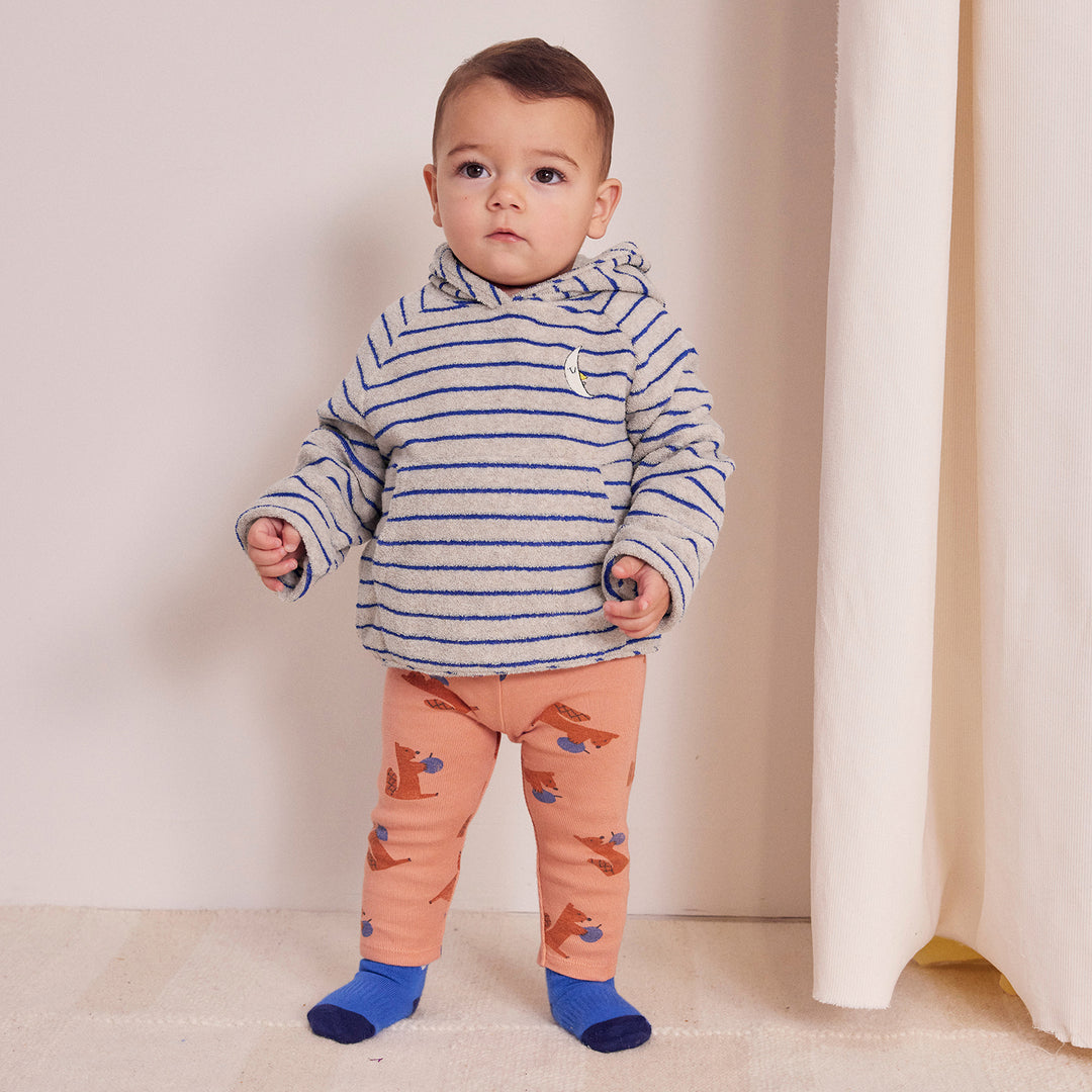 BOBO CHOSES Beneath The Moon Terry Baby Hoodie